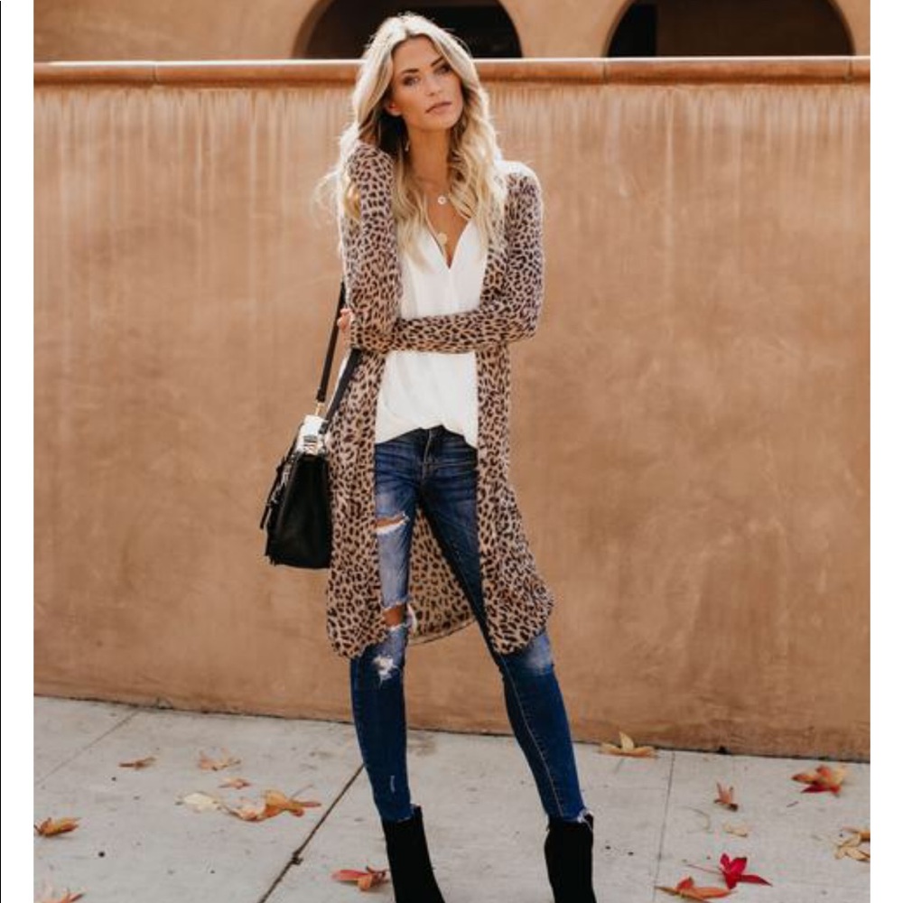 Leopard Cardigan